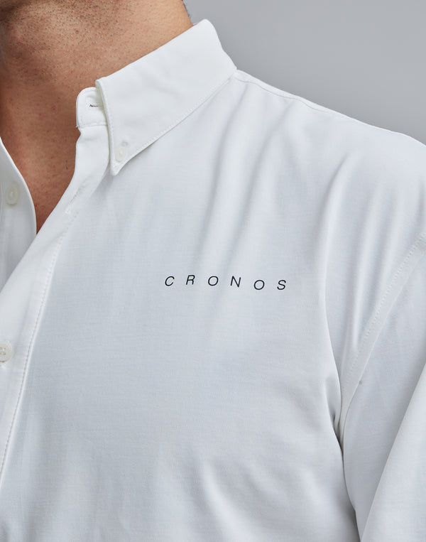 CRONOS BLACK BUTTON DOWN SHIRT