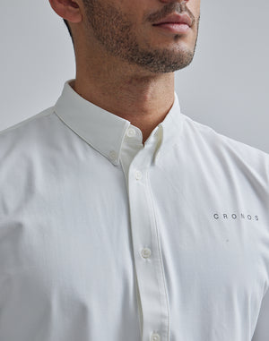 CRONOS BLACK BUTTON DOWN SHIRT