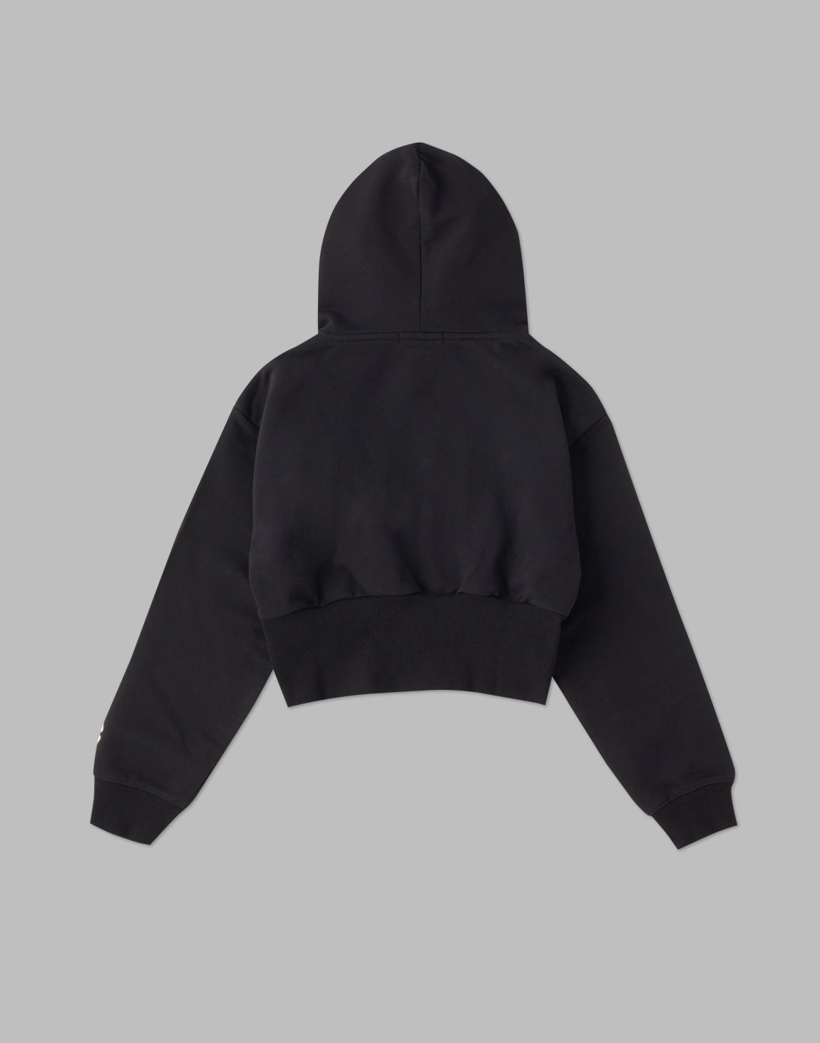 CRONOS WOMEN RIB SHORT ZIP HOODIE Sサイズ CRONOS WOMEN RIB SHORT ZIP HOODIE [BLACK] – クロノス CRONOS