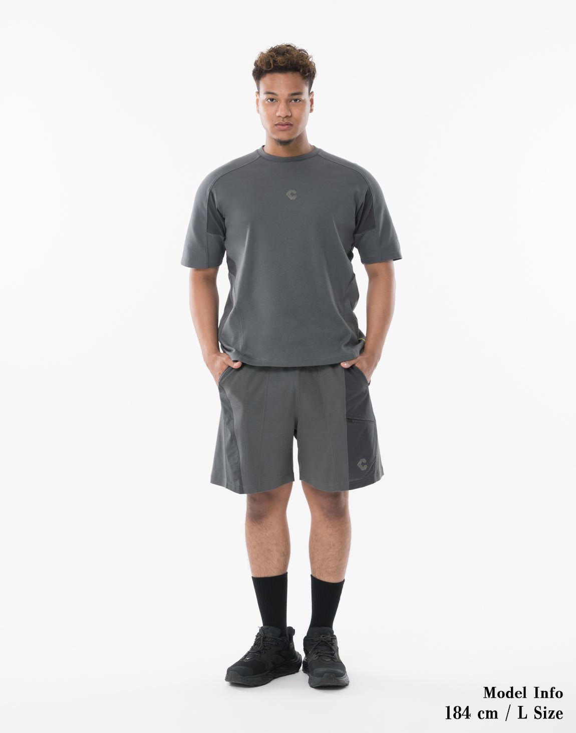 クロノス ハイブリッド アクティブショーツ【D.GRAY】