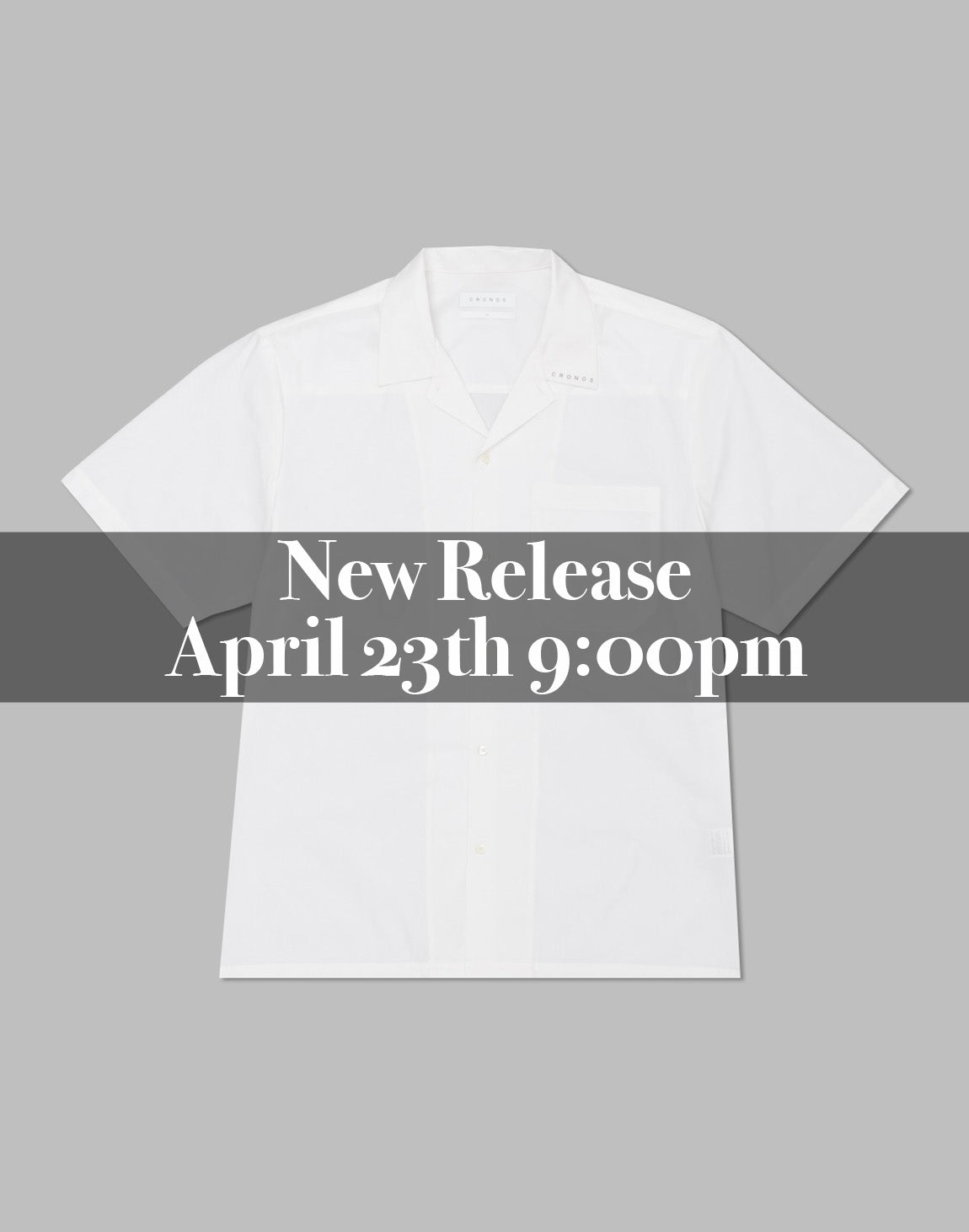 CRONOS WOMEN FRONT SLIT T-SHIRTS【WHITE】 – クロノス CRONOS