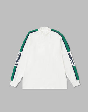 CRONOS BLACK mock neck longsleeve【WHITE】