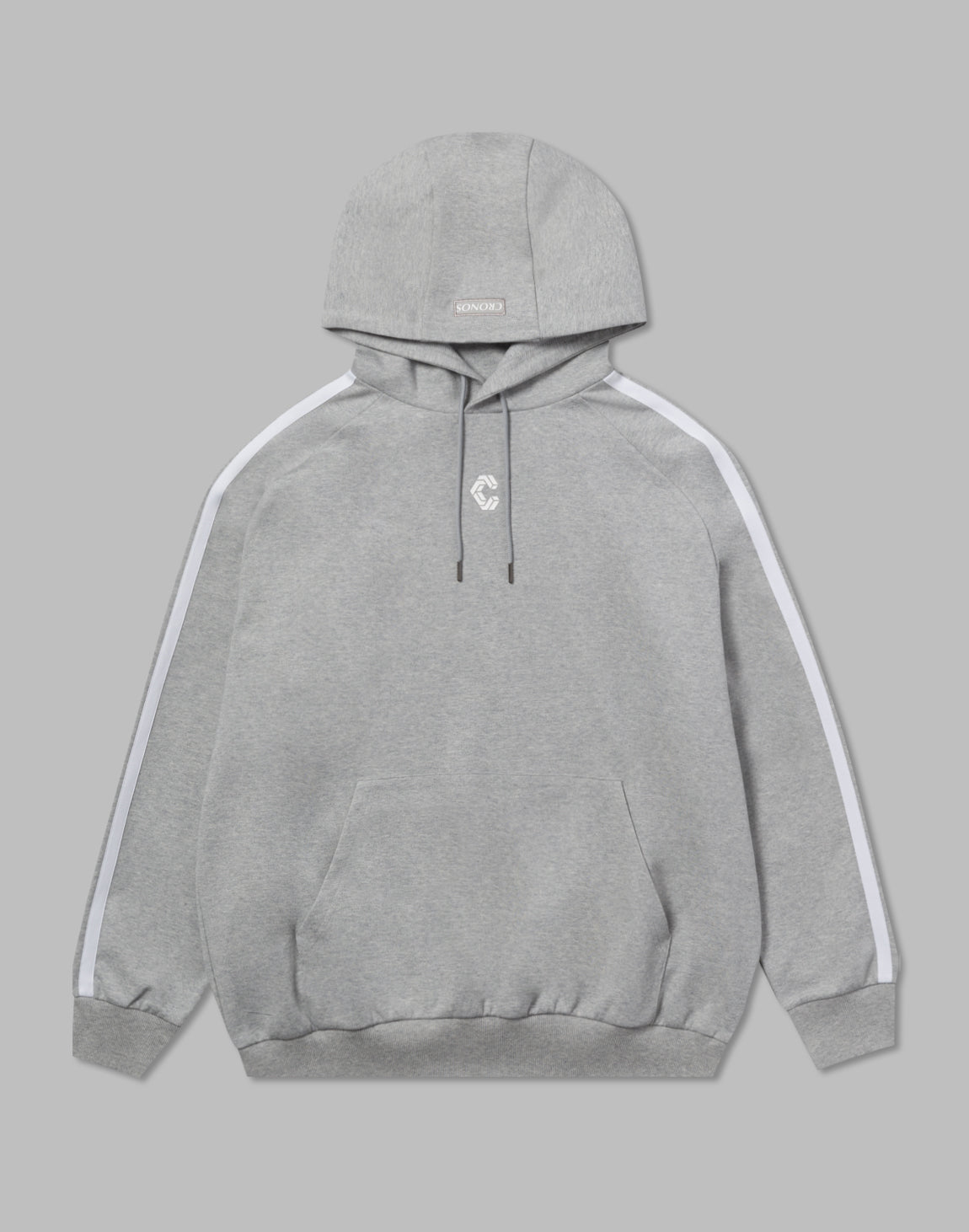 CRONOS DOUBLE STRIPES HOODIE【M.GRAY】 – クロノス CRONOS Official Store