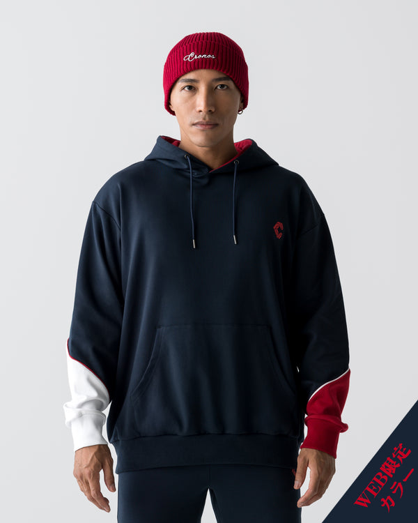 CRONOS SEGMENT HOODIE【NAVY】