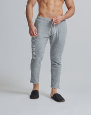 CRONOS ROOM BLACK LETTER LOGO LONGPANTS【GRAY】