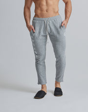 CRONOS ROOM BLACK LETTER LOGO LONGPANTS【GRAY】