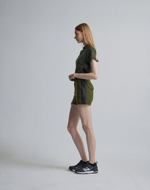 CRONOS BLACK SIDE LINE MOCKNECK [KHAKI]