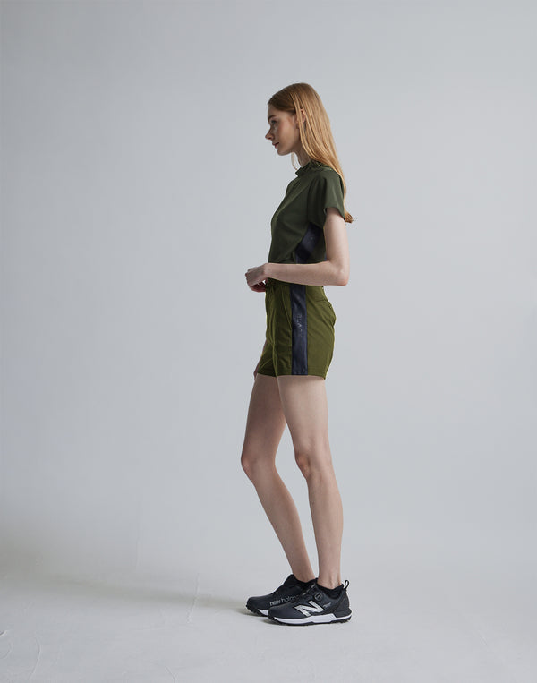 CRONOS BLACK SIDE LINE MOCKNECK [KHAKI]