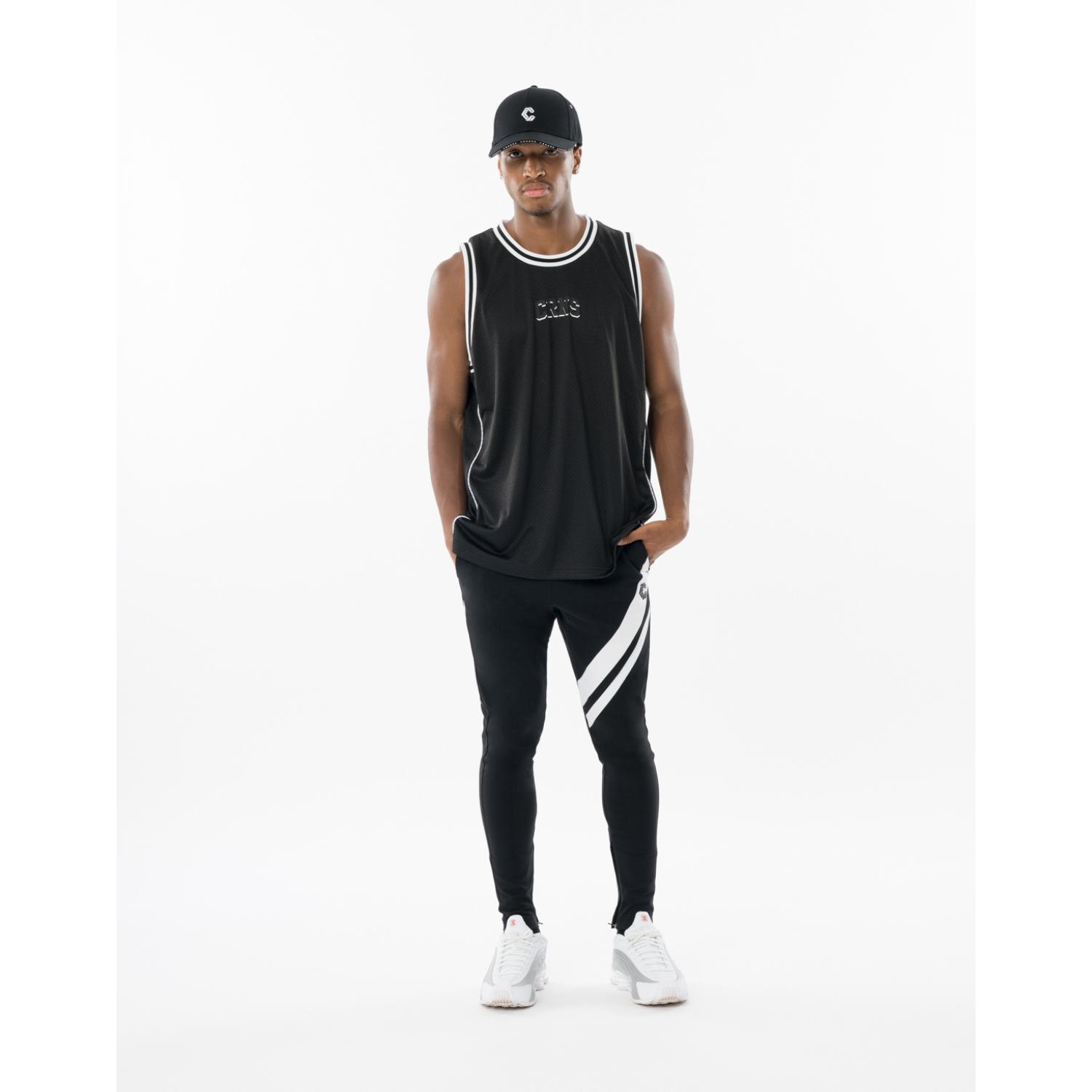 リュウキオン　CRONOS クロノスメッシュ ブラック バスケットボール Double-Layer Basketball Mesh STYLING LOOK – クロノス CRONOS