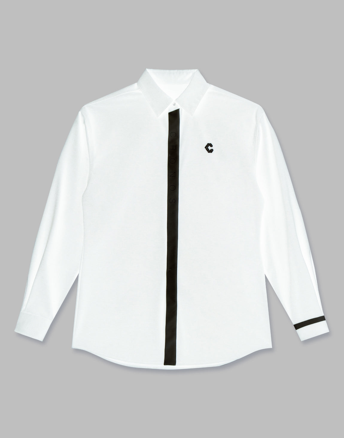 CRONOS BLACK SWITHED PLACKET STRETCH SHIRTS – クロノス