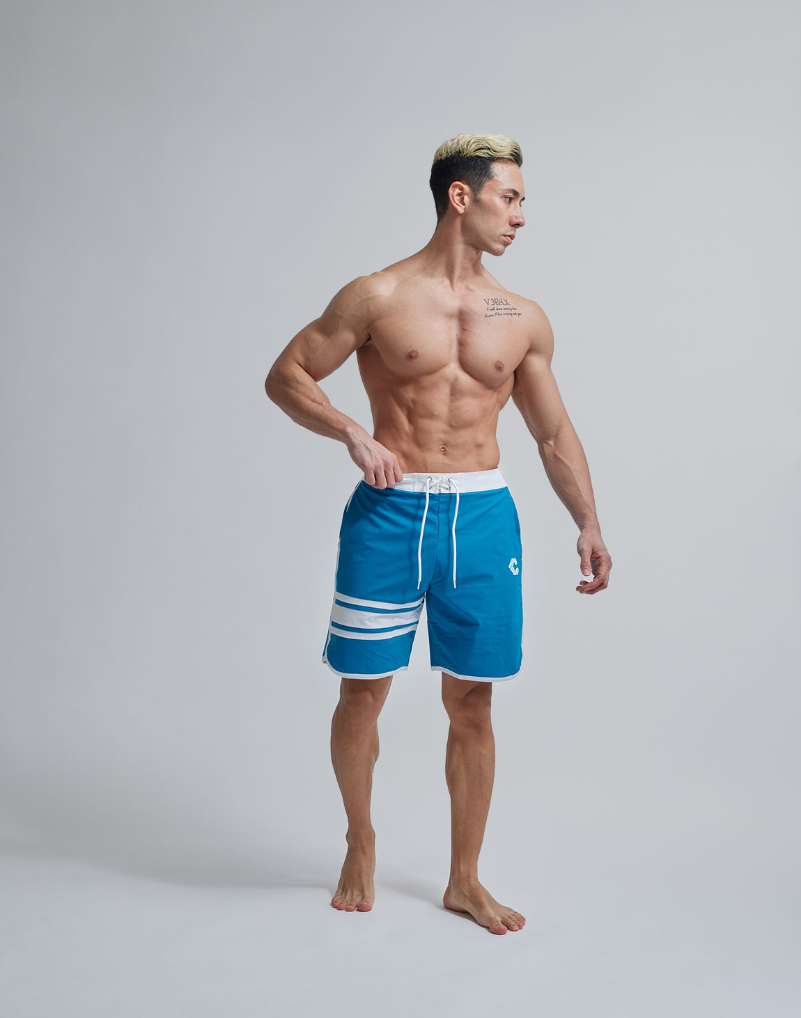 CRONOS 2LINE STAGE SHORTS【BLUE】 – クロノス CRONOS Official