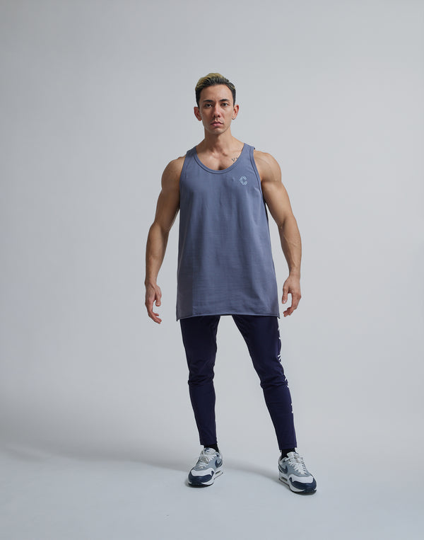 CRONOS BACK LOGO TANKTOP【CHARCOAL】