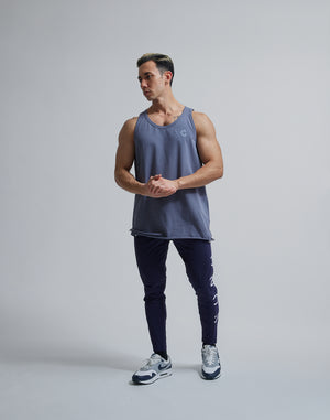CRONOS BACK LOGO TANKTOP【CHARCOAL】