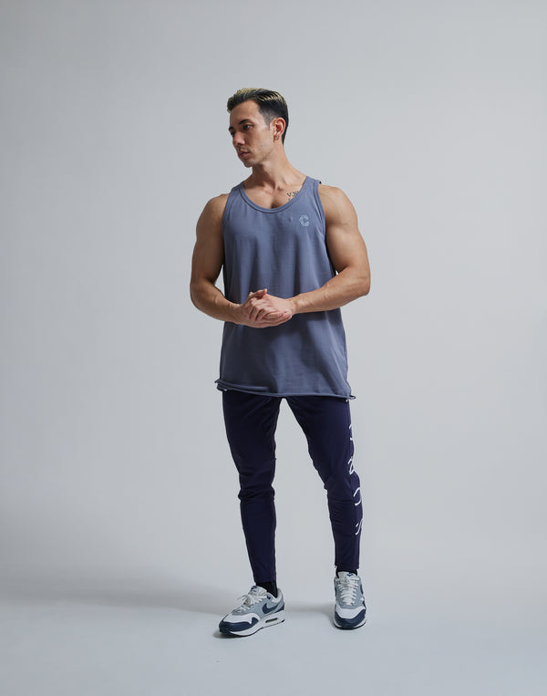 CRONOS BACK LOGO TANKTOP【CHARCOAL】