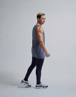 CRONOS BACK LOGO TANKTOP【CHARCOAL】