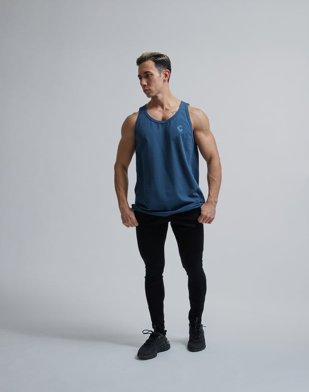 CRONOS BACK LOGO TANKTOP【BLUEGRAY】