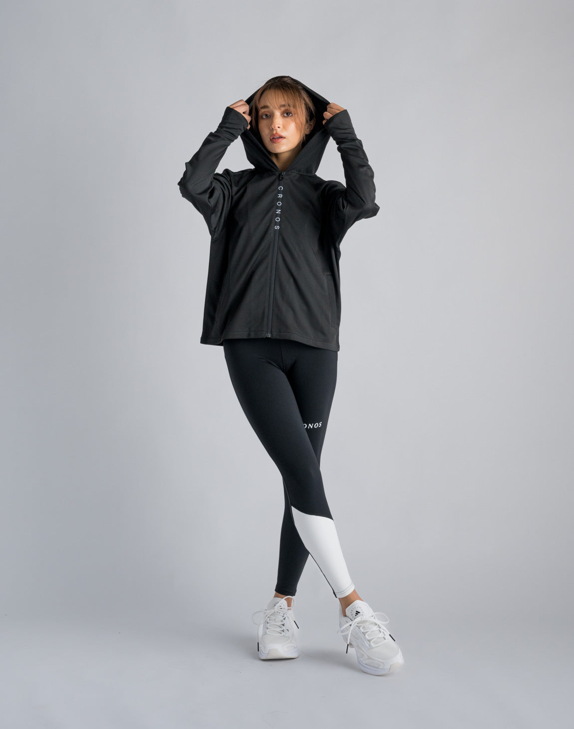 CRONOS WOMEN OUTDOOR UV CUT HOODIE【BLACK】 – クロノス