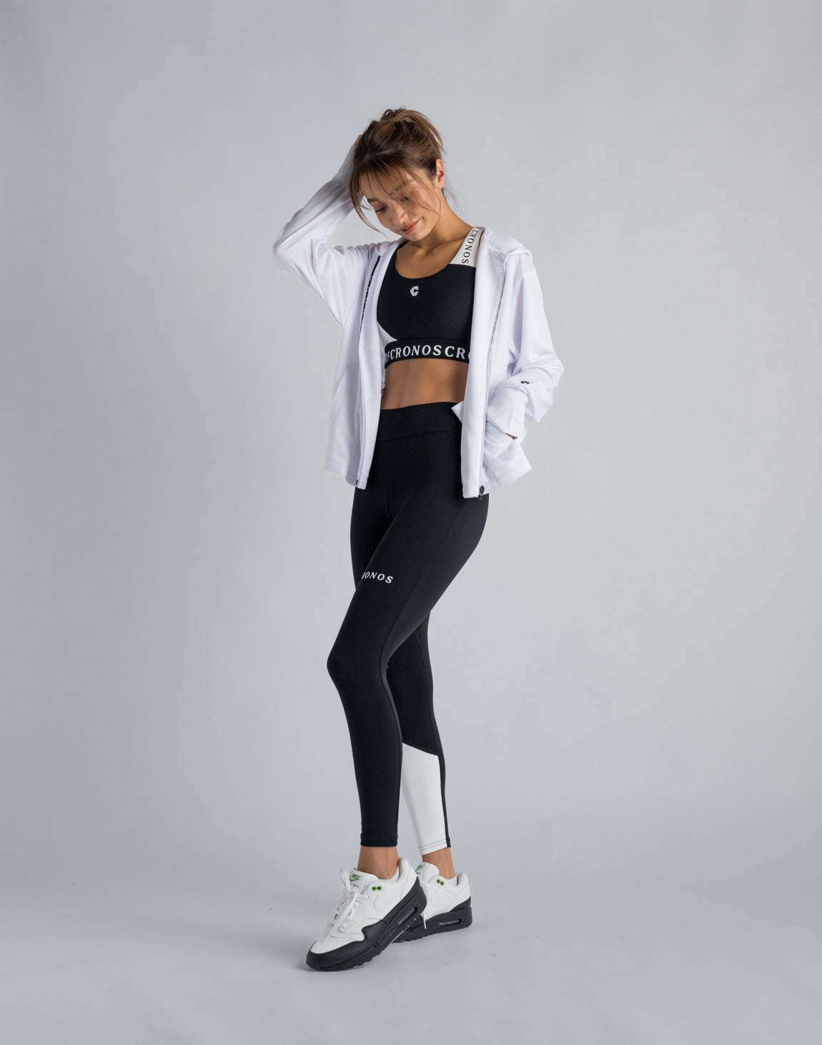 CRONOS WOMEN OUTDOOR UV CUT HOODIE【WHITE】 – クロノス