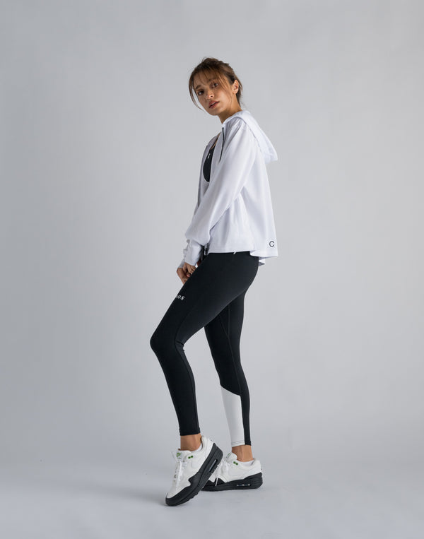 CRONOS WOMEN OUTDOOR UV CUT HOODIE [WHITE]