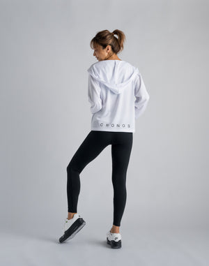 CRONOS WOMEN OUTDOOR UV CUT HOODIE [WHITE]