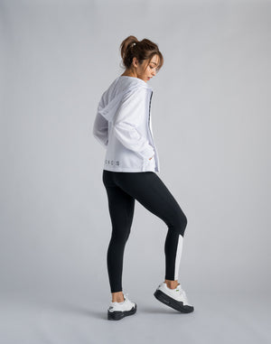 CRONOS WOMEN OUTDOOR UV CUT HOODIE [WHITE]