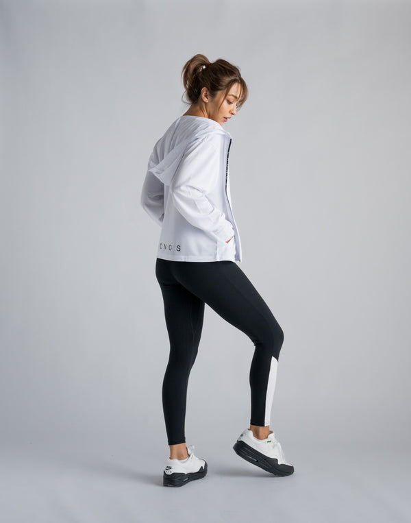 CRONOS WOMEN OUTDOOR UV CUT HOODIE [WHITE]