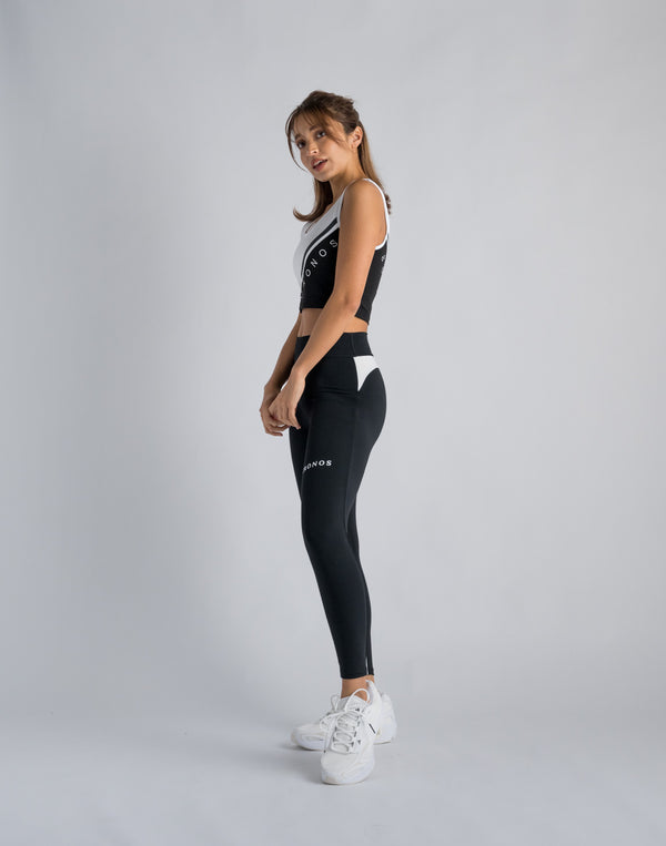 CRONOS WOMEN SWITCHED TANKTOP【BLACK】