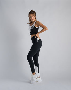 CRONOS WOMEN SWITCHED TANKTOP【BLACK】