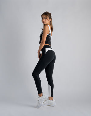 CRONOS WOMEN SWITCHED TANKTOP【BLACK】