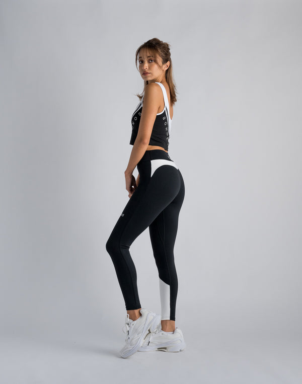 CRONOS WOMEN SWITCHED TANKTOP【BLACK】