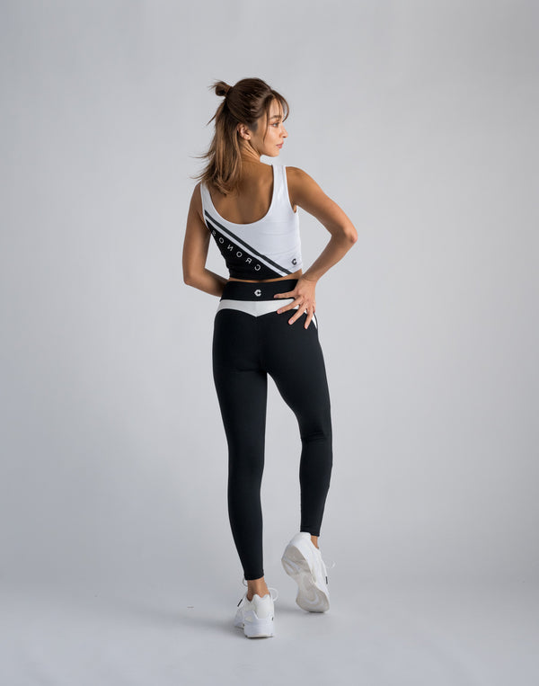 CRONOS WOMEN SWITCHED TANKTOP【BLACK】