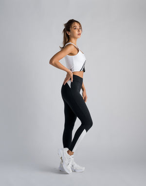 CRONOS WOMEN SWITCHED TANKTOP【BLACK】