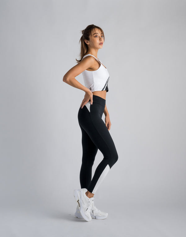 CRONOS WOMEN SWITCHED TANKTOP【BLACK】