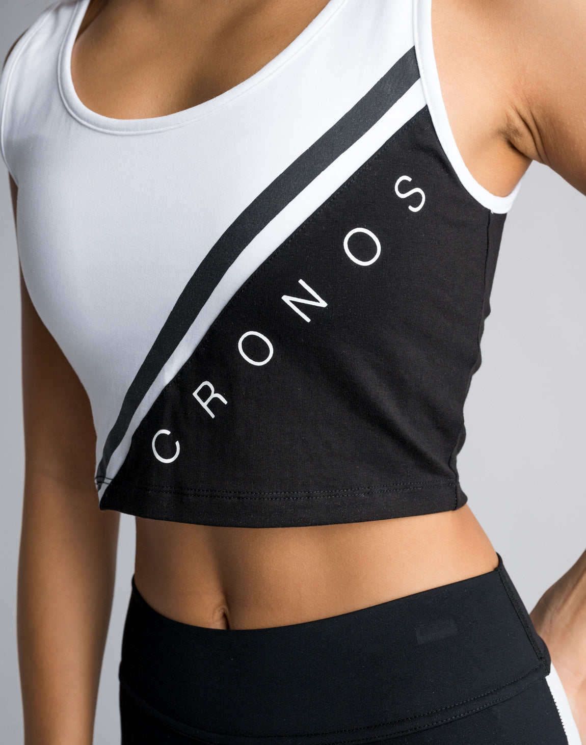 CRONOS WOMEN SWITCHED TANKTOP【BLACK】 – クロノス CRONOS