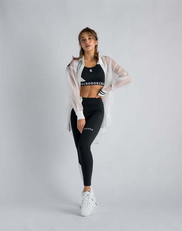 CRONOS WOMEN SHEER SHIRTS [WHITE]