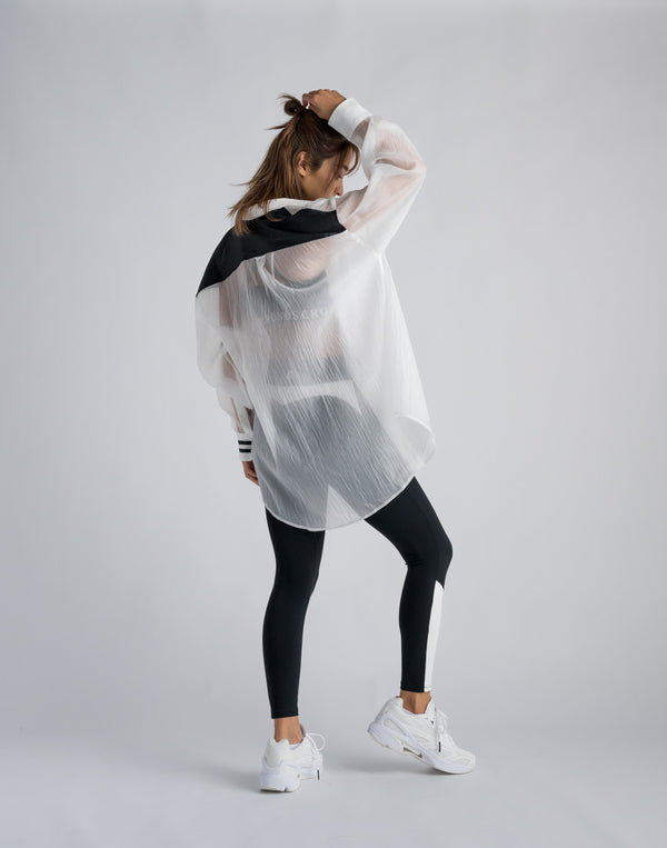 CRONOS WOMEN SHEER SHIRTS [WHITE]