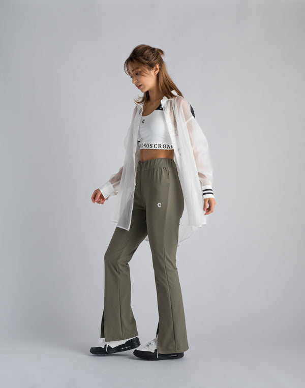 CRONOS WOMEN SHEER SHIRTS [WHITE]