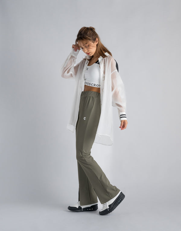 CRONOS WOMEN SHEER SHIRTS [WHITE]
