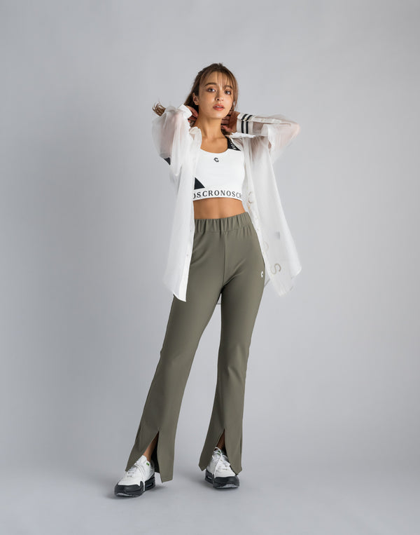 CRONOS WOMEN SHEER SHIRTS [WHITE]