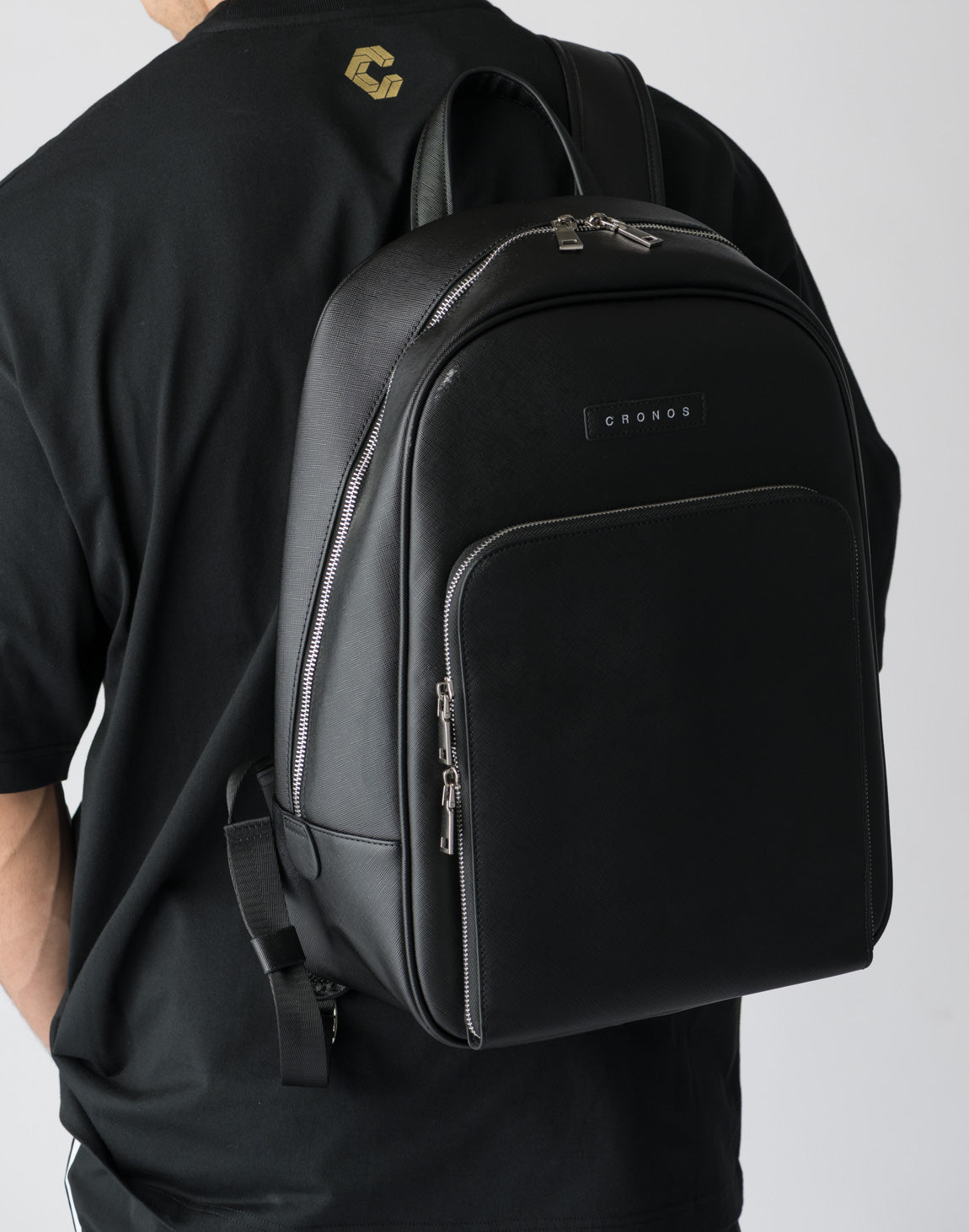 CRONOS VEGAN LEATHER BACKPACK【BLACK】 – クロノス CRONOS Official Store