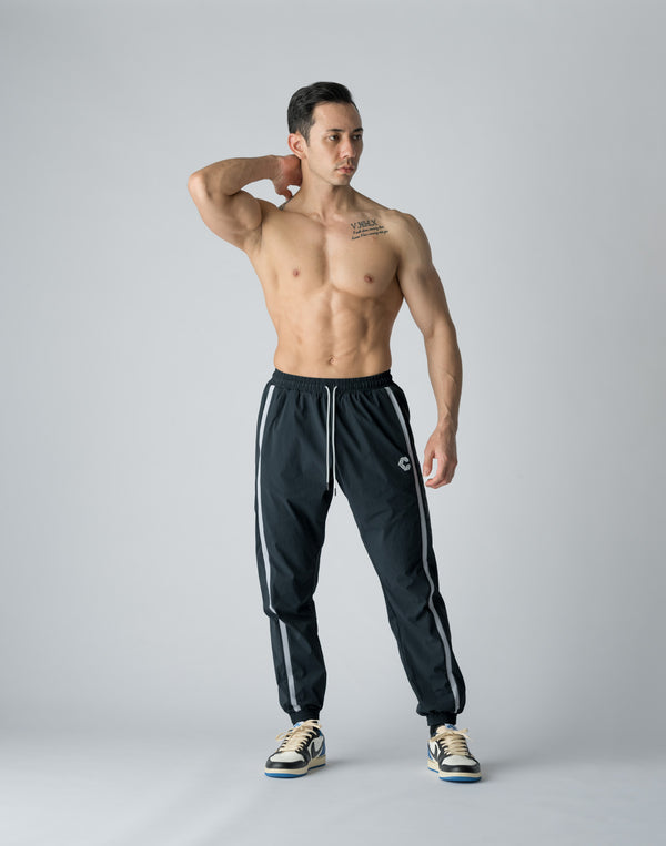 CRONOS WINDBREAKER SIDE LOGO LONGPANTS [S.NAVY]