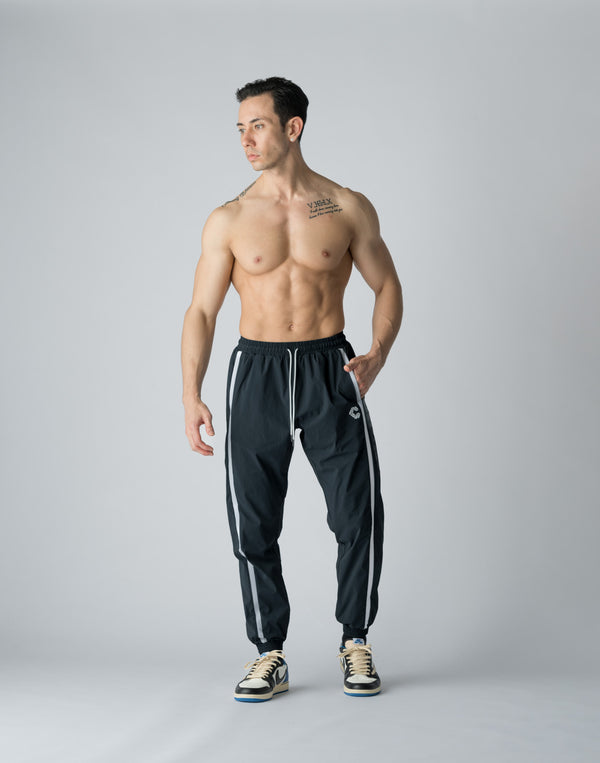 CRONOS WINDBREAKER SIDE LOGO LONGPANTS [S.NAVY]