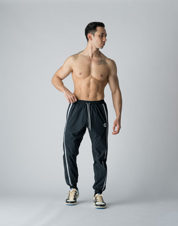 CRONOS WINDBREAKER SIDE LOGO LONGPANTS [S.NAVY]