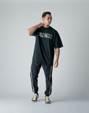 CRONOS  FRONT LOGO OVERSIZE T-SHIRT【S.NAVY】