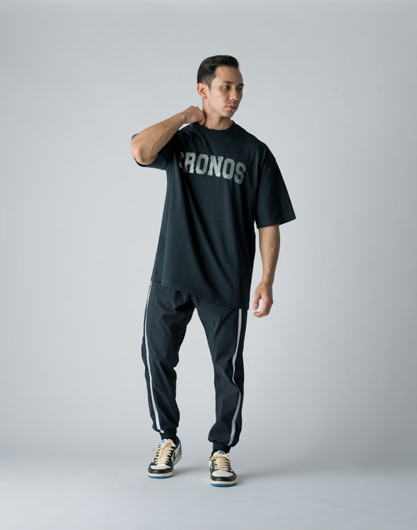 CRONOS  FRONT LOGO OVERSIZE T-SHIRT【S.NAVY】
