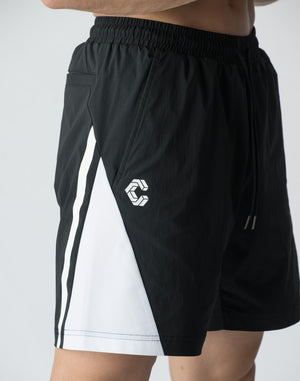 CRONOS DIAGONAL SWITCHING SHORTS【GRAY】