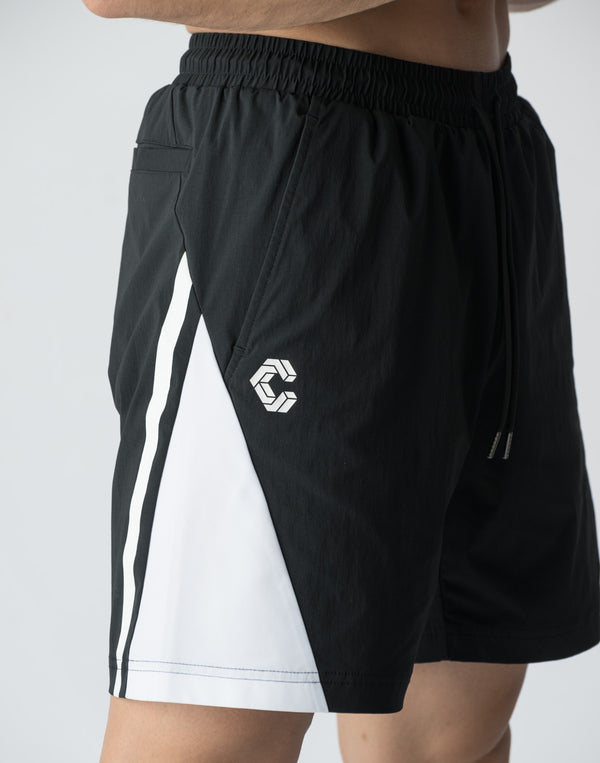 CRONOS DIAGONAL SWITCHING SHORTS【GRAY】