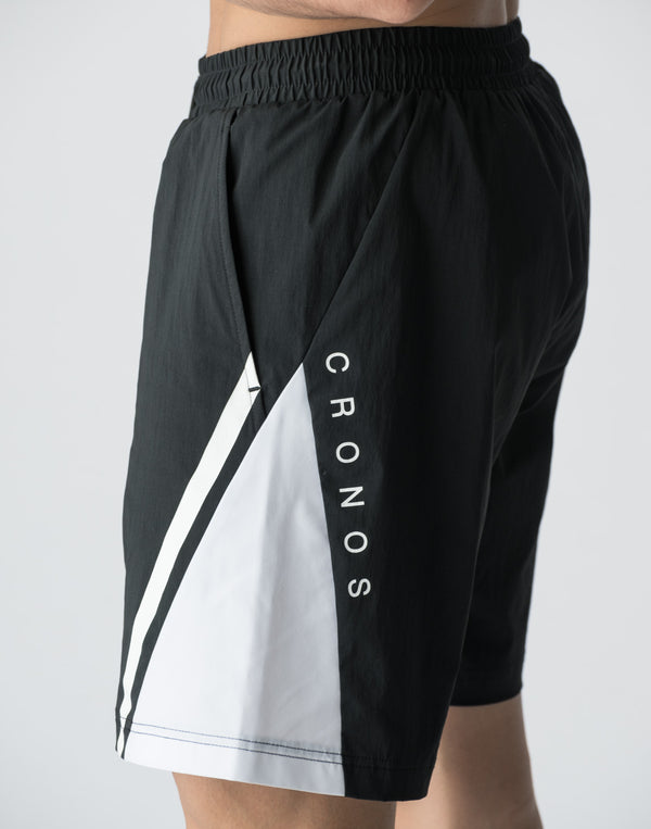 CRONOS DIAGONAL SWITCHING SHORTS【GRAY】