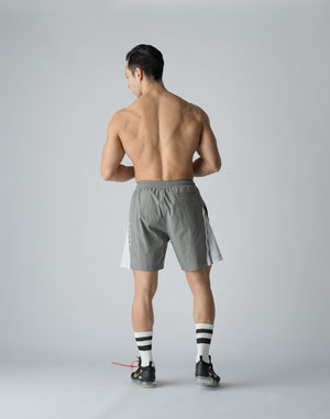 CRONOS DIAGONAL SWITCHING SHORTS【GRAY】