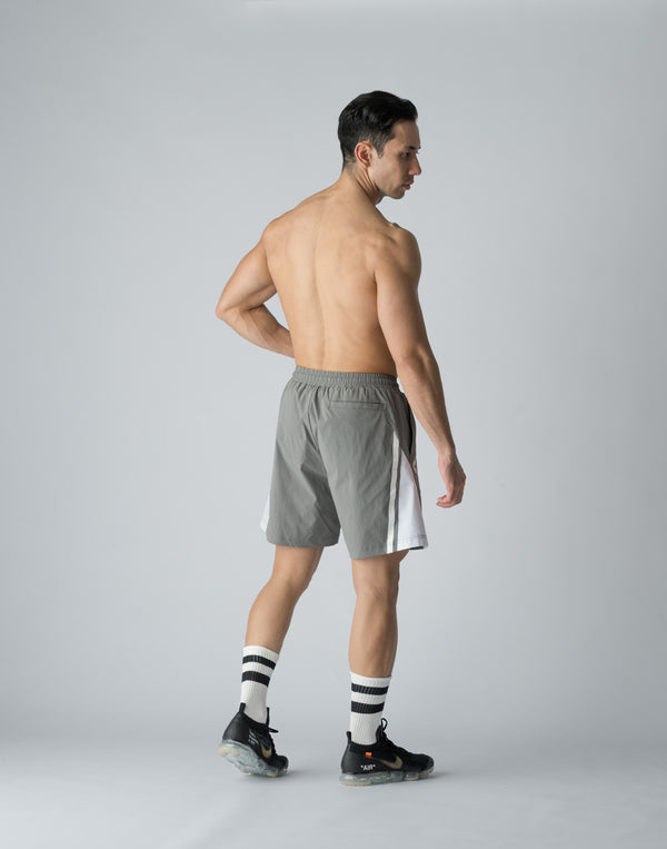 CRONOS DIAGONAL SWITCHING SHORTS【GRAY】